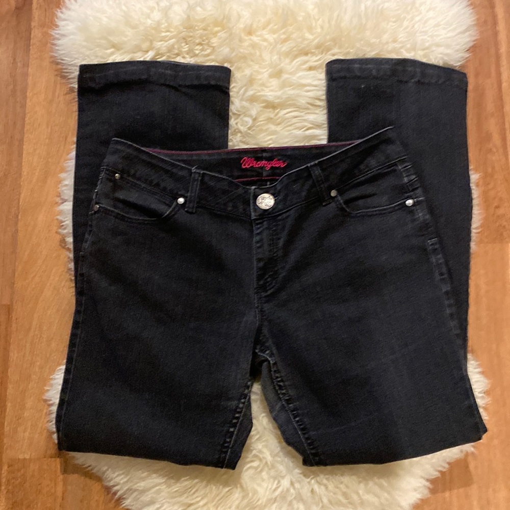 Wrangler Women’s Bootcut Jeans Black/Gray Sz 11/12 x 32